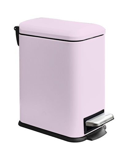 Diaper Pail, Baby Diaper Trash Can with Removal Inner Liner, Childproof Lock, Stainless Steel Garbage Pail with lid, Soft Close, Odor Control Diaper Disposal Bin, 4 Gallon Pink Diaper Can