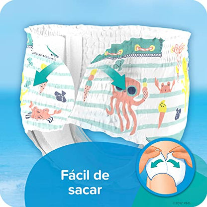 Pampers Swim Diapers - Splashers - Size 2-3, 20 Count, Gap-Free Disposable Baby Swimming Pants