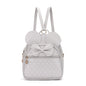 KL928 Girls Bowknot Polka Dot Cute Mini Backpack Small Daypacks Convertible Shoulder Bag Purse for Women