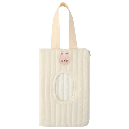 Beautyflier Refillable Wipes Dispenser for Travel, Portable Baby Wipe Case, Refillable Baby Wipes Container, Reusable Wet Wipe Pouch for Outdoor Outing, Camping, Hiking. (Beige, Tiger)