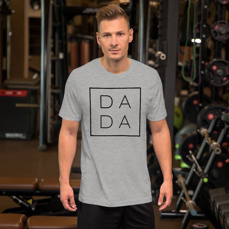 MNLYBABY Dad Shirts for Men Funny DADA Letter Print Graphic Tshirts Father Daddy Papa Gifts Tee Tops