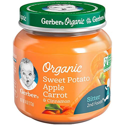 Gerber Organic for Baby 2nd Foods Baby Food Jar (Apple Spinach with Kale)