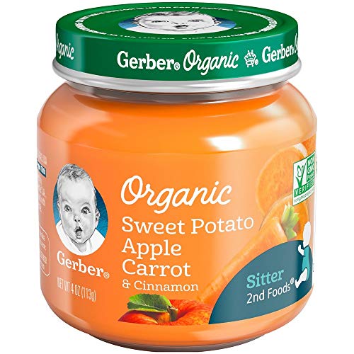 Gerber Organic for Baby 2nd Foods Baby Food Jar (Apple Spinach with Kale)