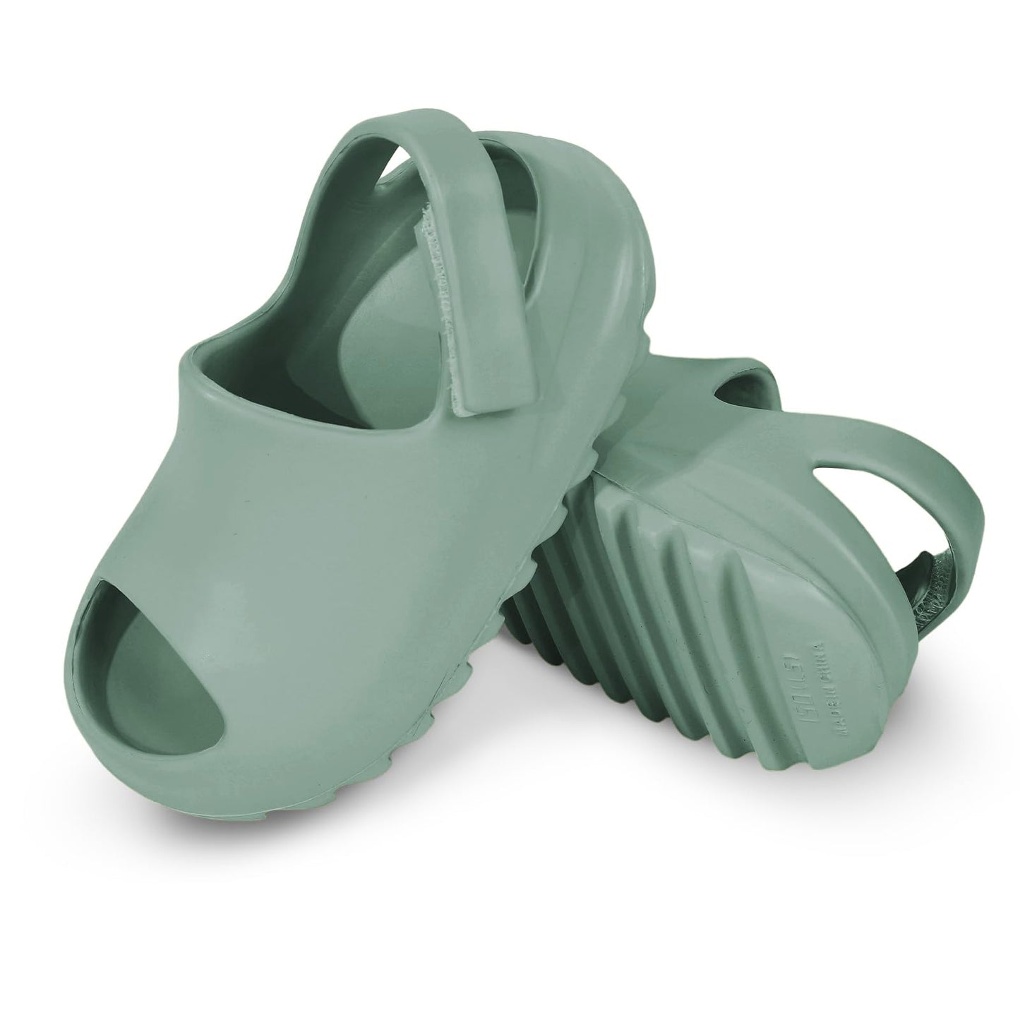 bolukets Toddler Little Kids Slides Sandals, Summer Slip On Lightweight Slippers for Boys and Girls, Beach Pool Anti-Slip Water Shoes Indoor Outdoor Sandals