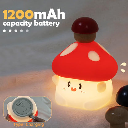 Cute Frog Night Light for Kids, Color Changeable Soft Silicone Sleeping Night Lamp for Nursery, Dimmable Timer Rechargeable Colorful Baby's Light Room Decor Children Gifts