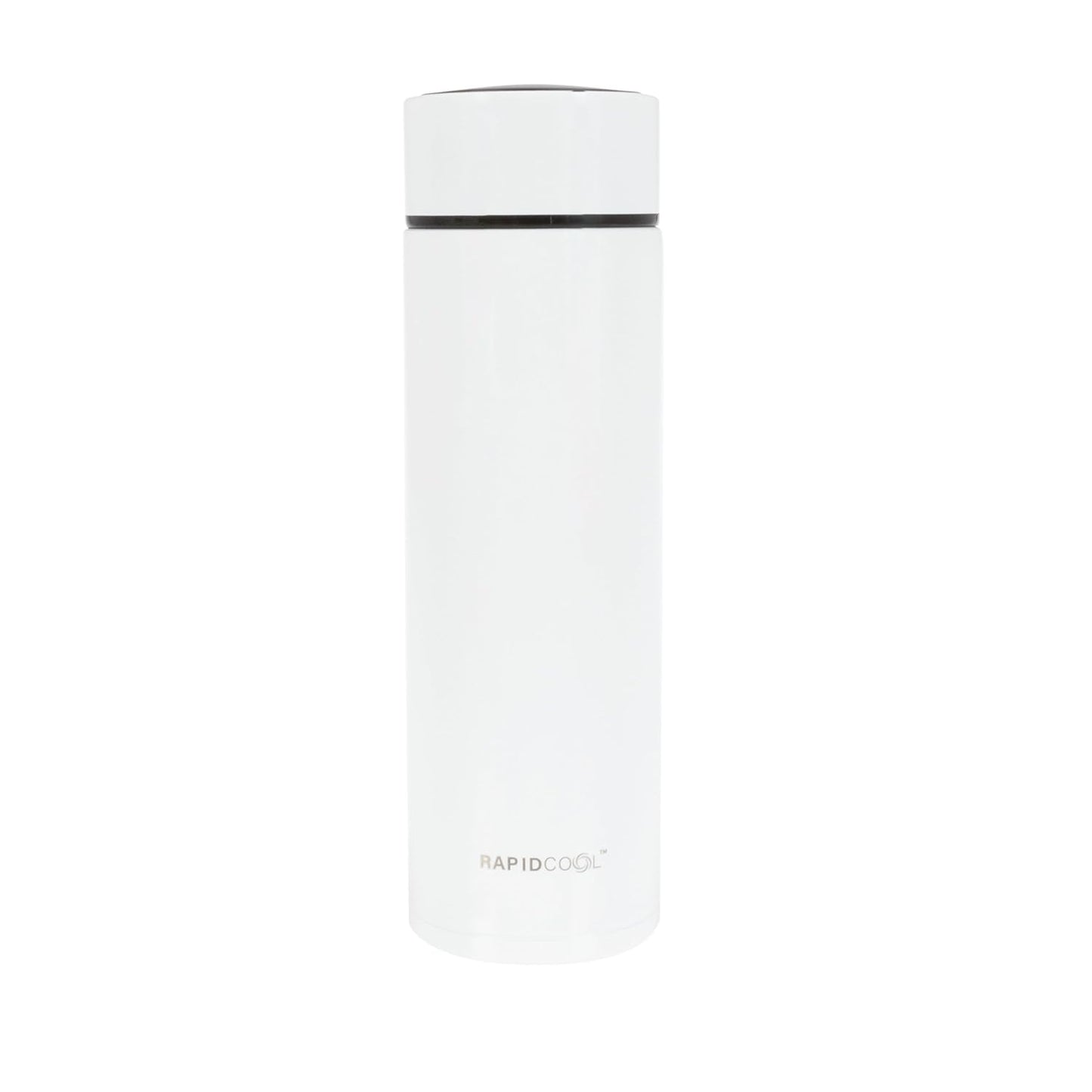 Nuby RapidCool Portable Baby Bottle Maker - With Milk Powder Dispenser and Digital Lid - Ideal for Travel Bottles and Night Feeds - Stainless Steel
