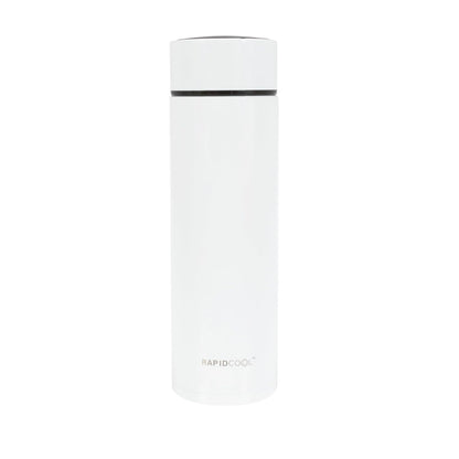 Nuby RapidCool Portable Baby Bottle Maker - With Milk Powder Dispenser and Digital Lid - Ideal for Travel Bottles and Night Feeds - Stainless Steel