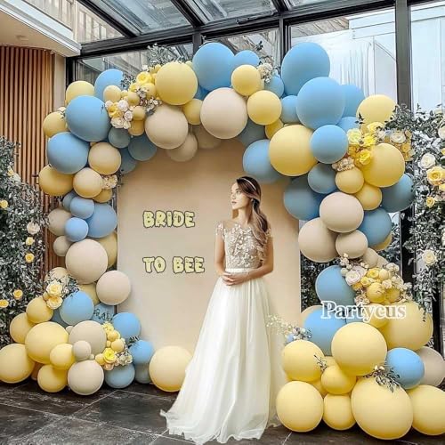 Pink Blue Green Balloon Garland Double Stuffed Dusty Light Green Baby Blue Blush Mauve Latex Pastel Balloon Arch Kit for Boho Baby Shower Gender Reveal Bear Birthday Floral Party Decoration