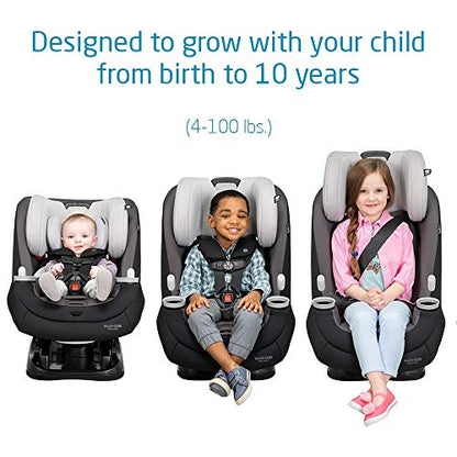 Maxi-Cosi Pria All-in-One Convertible Car Seat, Rear Facing Car Seat for Infants from 4-40 lbs, Forward Facing Car Seat up to 100 lbs in Booster Seat Mode, Rose Pink Sweater