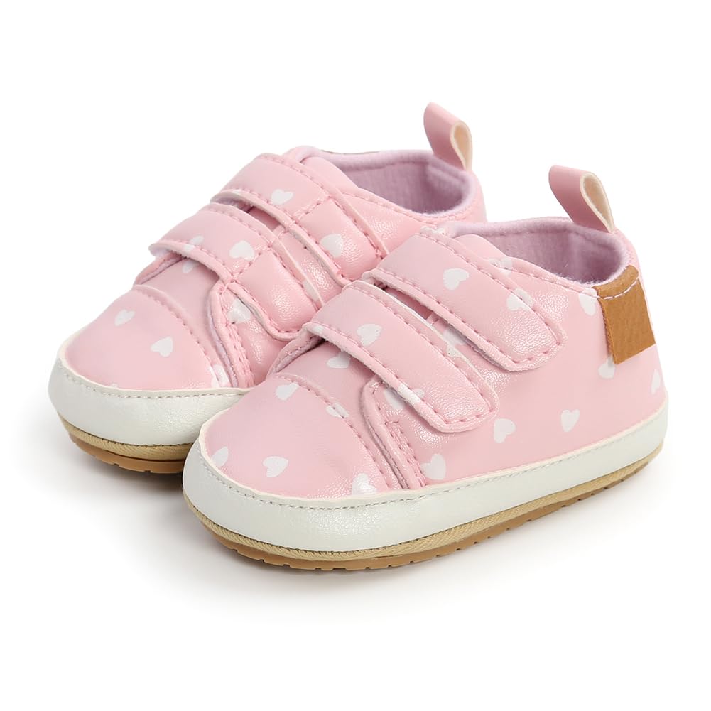 Baby Girls Boys Shoes Soft Anti-Slip Sole Newborn First Walkers High Top Canvas Denim Unisex Infant Sneaker