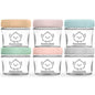 KeaBabies 4pk 8oz & 4pk 4oz Glass Baby Food Containers with Lids - Leak-Proof,Microwavable Small Glass Jars,Baby Purees & Toddler Snack Storage Containers,BPA-Free,Dishwasher & Freezer Safe(Musk Dusk)