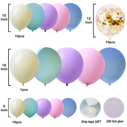 Black And White Balloon Arch Kit, Double Stuffed White And Black Balloons Garland Pearl White Sand Black Latex Balloons Different Size for Wedding Coquette Birthday Party Decorations