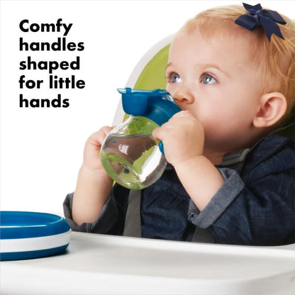 OXO Tot Transitions Soft Spout Sippy Cup with Removable Handles - 6 oz. - Blossom