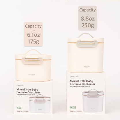 MomnLittle Baby Formula Dispenser Container 8.8oz 6.1oz Portable Formula Dispenser Container with Scoop and Carry Handle for Travel Outdoor Activities for Baby Infant