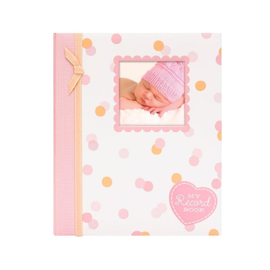 Bird Photo Album, Memory Keepsake Babybook, Gender-Neutral Baby Accessory for New and Expecting Parents, Pink