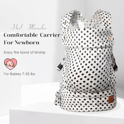 Baby Carrier for Newborn to Toddler, 7-35 lbs Weight Capacity, Ergonomic Backpack Design, Front and Back Facing Options, Blue