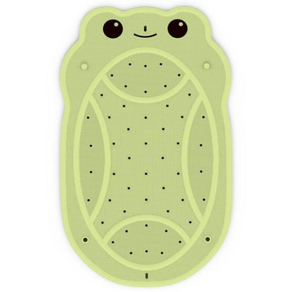 Bath Mat for Tub Non Slip Baby, Kids Bathtub Mat, 30"x18" Bath Mat for Baby, Natural Rubber no Odors, Textured Surface and Strong Suction Cups for Double Anti-Slip, Easy to Clean, Green