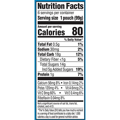 Gerber Baby Food Pouches, Toddler 12+ Months, Assorted Fruit Variety Pack, 3.5 Ounce (Set of 18)