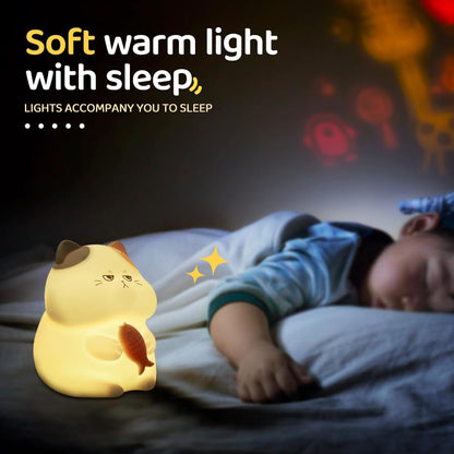 Cute Frog Night Light for Kids, Color Changeable Soft Silicone Sleeping Night Lamp for Nursery, Dimmable Timer Rechargeable Colorful Baby's Light Room Decor Children Gifts
