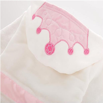 Unisex Baby Plush Bathrobe, Toddler Baby Boys Girls Cute Cartoon Animal Face Robe Flannel Hooded Fleece Bathrobe