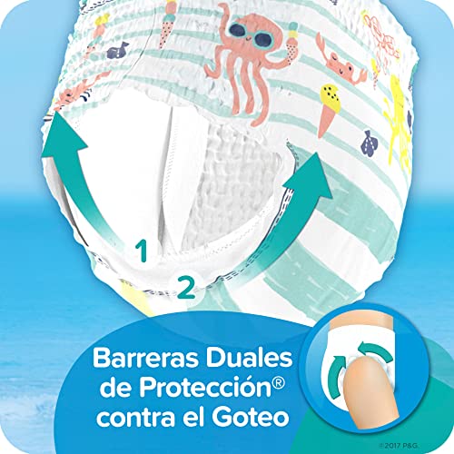 Pampers Swim Diapers - Splashers - Size 2-3, 20 Count, Gap-Free Disposable Baby Swimming Pants