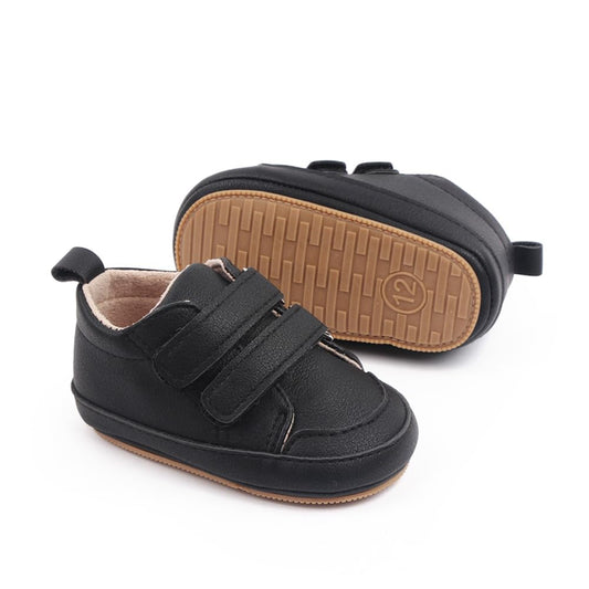 Baby Girls Boys Shoes Soft Anti-Slip Sole Newborn First Walkers High Top Canvas Denim Unisex Infant Sneaker