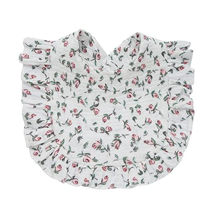 4 PACK Solid Muslin Baby Drool Bibs Set for Unisex Boys Girls Cotton Adjustable Teething Feeding Drooling Bibs