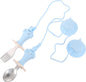 Toddler Fork Spoon Set Baby Cutlery Set Baby Training Utensils Anti-drop Rope Suction Cup 2 Pieces