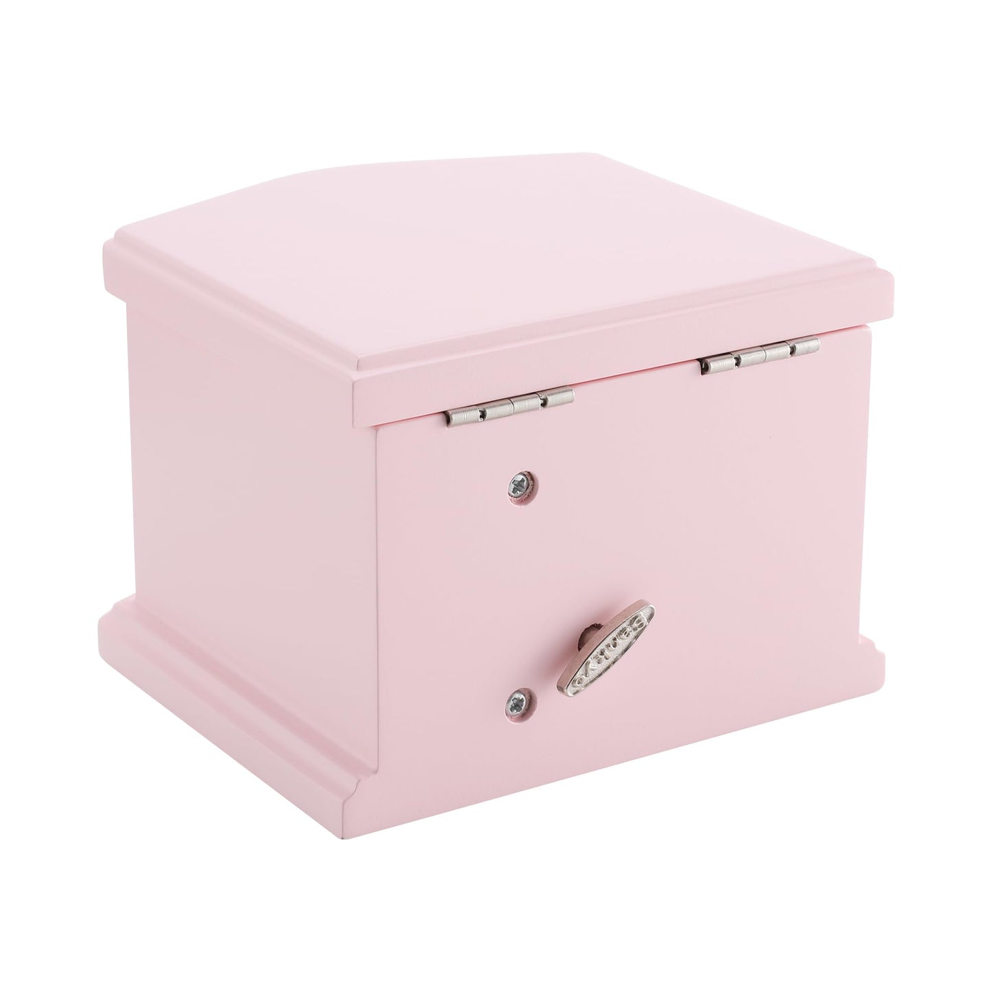 Medium Pink Ballerina Musical Jewelry Box with Mirror and Lock for Girls,Pink Kid's Jewelry Storage Music Chest,Gifts for Christmas,New Year and All Hoidays