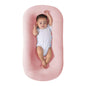 Baby Lounge Pillow for Newborn 0-24 Months, Newborn Lounger Nest Sleeping for Baby in Bed, Infants Lounger for Boys & Girls (Pink, 29.5*19.3in)