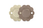 Suavinex Wonder Baby Pacifier, SX Pro Silicone Nipple, Reversible, Non Irritating Shield Design, 2 Pk Pacifiers 0-6 Months, Made in Europe, Mauve/Chalk