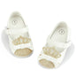 Meckior Infant Baby Girls Soft Sole Bowknot Princess Wedding Dress Mary Jane Flats Prewalker Newborn Light Baby Sneaker Shoes