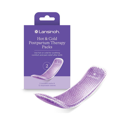 Lansinoh Almohadillas calientes y frías para artículos esenciales posparto, 2 almohadillas posparto