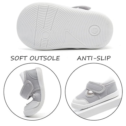 Baby Boys & Girls First Walking Shoes - Non-Slip, Breathable Infant Sneakers for 6-18 Months