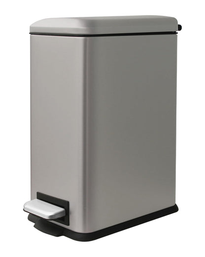 Diaper Pail, Baby Diaper Trash Can with Removal Inner Liner, Childproof Lock, Stainless Steel Garbage Pail with lid, Soft Close, Odor Control Diaper Disposal Bin, 4 Gallon Pink Diaper Can