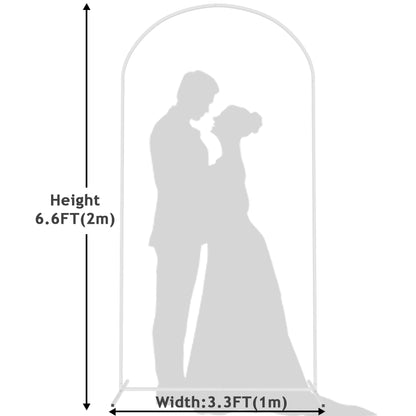 Wokceer 7.2 FT Wedding Arch Backdrop Stand, Gold Metal Arch Backdrop Stand for Wedding Ceremony Birthday Party Bridal Baby Shower Photo Booth Garden Floral Balloon Arches Decoration