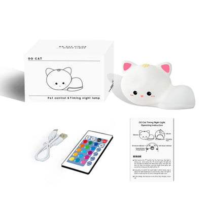 Led Cute Dog Night Light, Dimmable Nursery Puppy Kawaii Lamps, Super Squishy Silicone USB Rechargeable Touch Control Night Lamp for Kids Adults, Used for Camping Party Room Decor (Dog)
