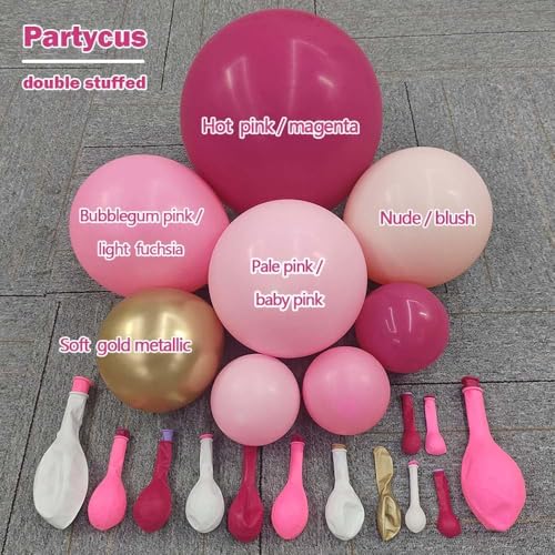 Pink Blue Green Balloon Garland Double Stuffed Dusty Light Green Baby Blue Blush Mauve Latex Pastel Balloon Arch Kit for Boho Baby Shower Gender Reveal Bear Birthday Floral Party Decoration