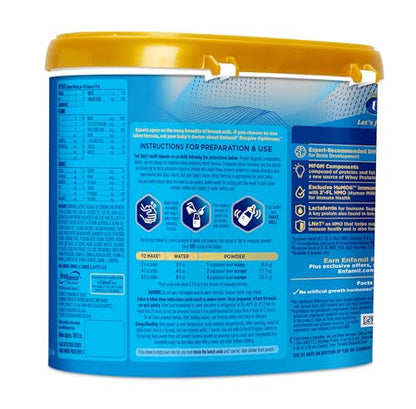 Enfamil Optimum Baby Formula, Our Closest Formula to Breast Milk, Immune-Supporting Lactoferrin also found in Breast Milk, Brain-Building DHA, 20.5 Oz