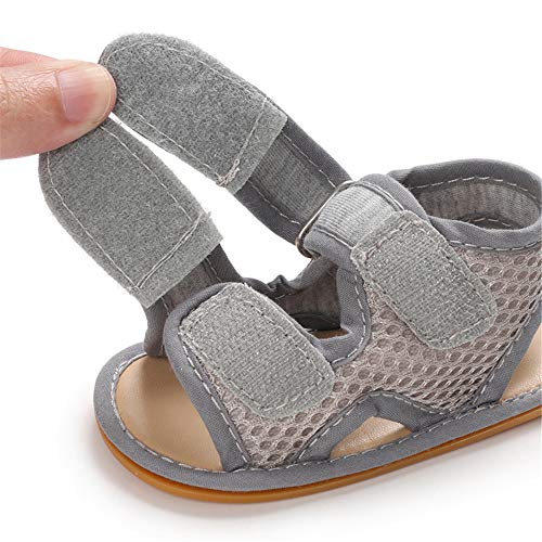 E-FAK Baby Boys Girls Summer Sandals Outdoor Beach Anti-Slip Rubber Soft Sole Newborn Toddler First Walker Shoes