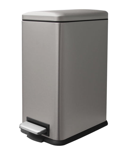 Diaper Pail, Baby Diaper Trash Can with Removal Inner Liner, Childproof Lock, Stainless Steel Garbage Pail with lid, Soft Close, Odor Control Diaper Disposal Bin, 4 Gallon Pink Diaper Can