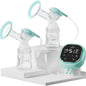 Zomee Z2 Double Electric Breast Pump – with Expression, Massage, and 2-Phase Modes - Hospital Grade Rechargeable, Portable, Hands Free Wearable Breast Pump