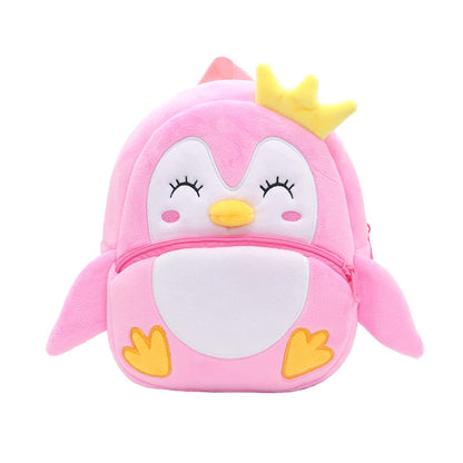 NICE CHOICE Cute Toddler Backpack Toddler Bag Plush Animal Cartoon Mini Travel Bag for Baby Girl Boy 2-6 Years(Grey Elephant)