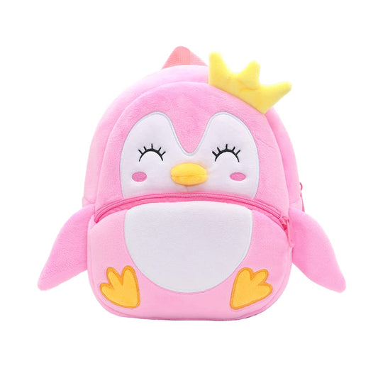 NICE CHOICE Cute Toddler Backpack Toddler Bag Plush Animal Cartoon Mini Travel Bag for Baby Girl Boy 2-6 Years(Grey Elephant)