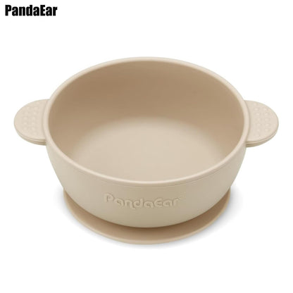 PandaEar 3 Pack Baby Bowls with Suction| Stay Put Silicone Food Bowl for Babies Kids Toddlers Infants| Food Grade Soft Safe BPA-Free Silicone (Pink)