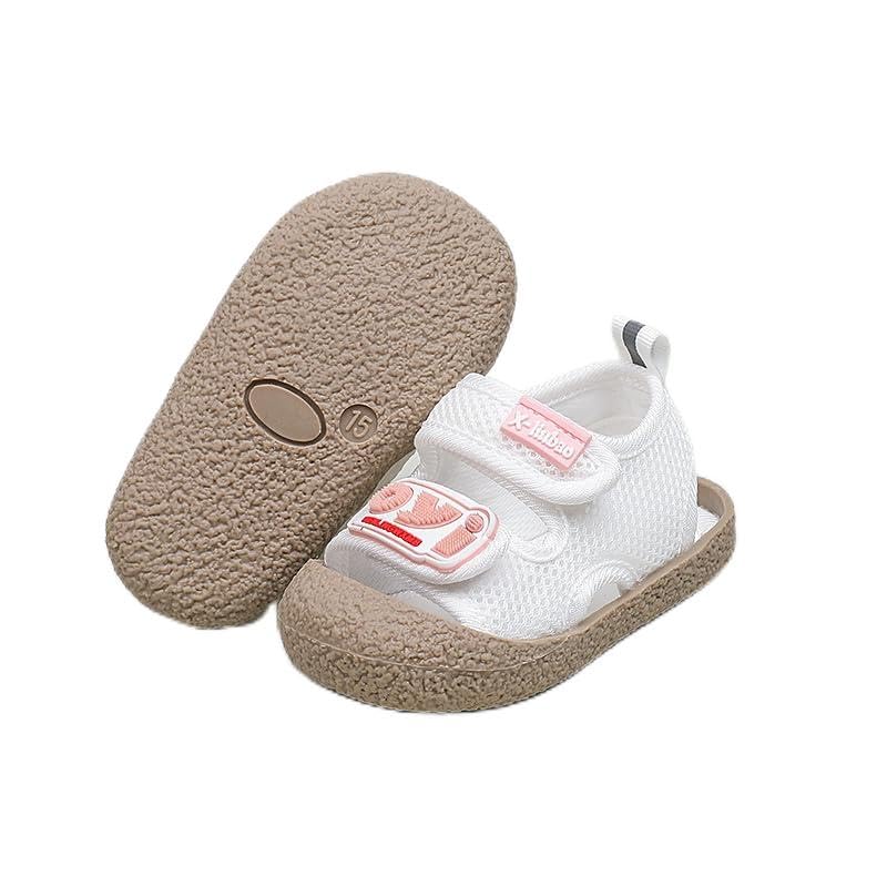 Baby Summer Sandals Breathable Mesh Rubber Sole Non-Slip Outdoor Shoes for Boys and Girls 9-30 Months