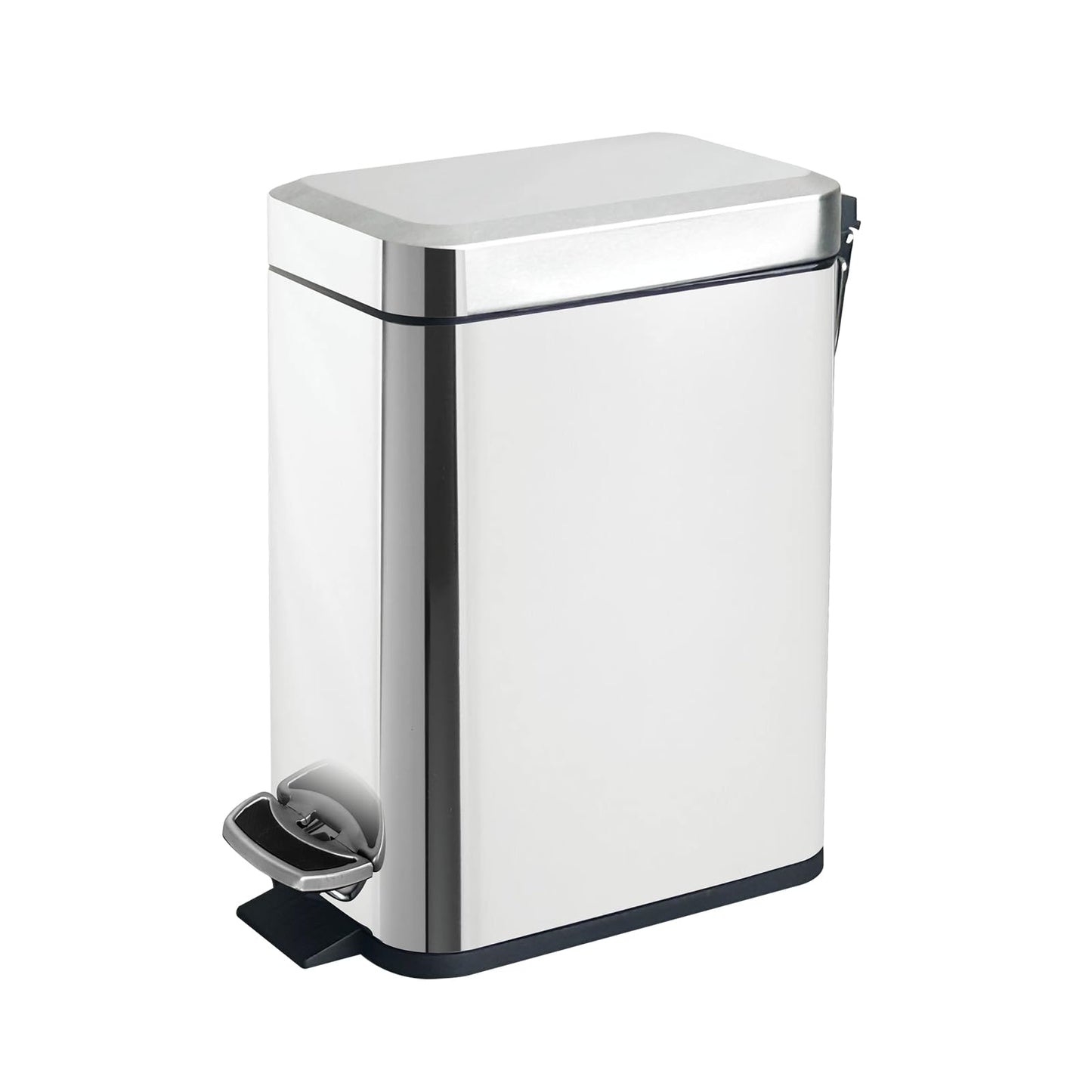 Diaper Pail, Baby Diaper Trash Can with Removal Inner Liner, Childproof Lock, Stainless Steel Garbage Pail with lid, Soft Close, Odor Control Diaper Disposal Bin, 4 Gallon Pink Diaper Can