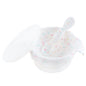 Bumkins Baby Bowls, Disney Minnie Mouse Silicone Baby Feeding Set, Suction Bowls for Baby and Toddler with Spoon, First Feeding Set, Platinum Silicone Bowl for Babies 4 Months