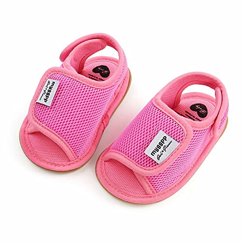 Baby Girls Boys Summer Sandals Unisex Infant Premium Soft Anti-Slip Rubber Sole Toddler Outdoor Beach Walking Shoes