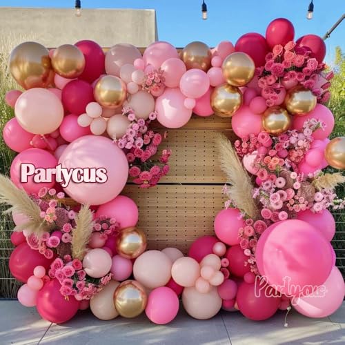 Pink Blue Green Balloon Garland Double Stuffed Dusty Light Green Baby Blue Blush Mauve Latex Pastel Balloon Arch Kit for Boho Baby Shower Gender Reveal Bear Birthday Floral Party Decoration